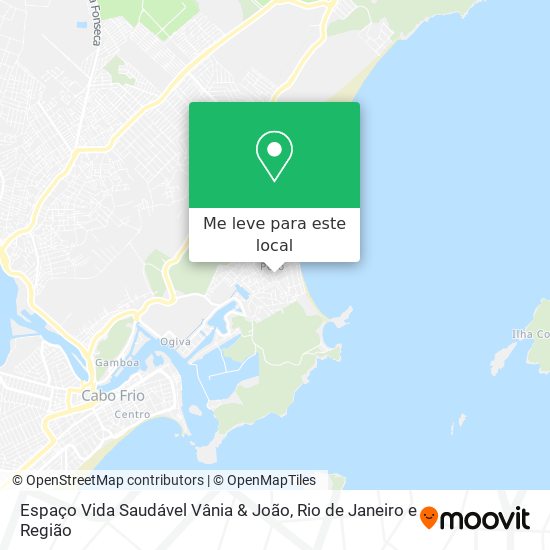 Espaço Vida Saudável Vânia & João mapa