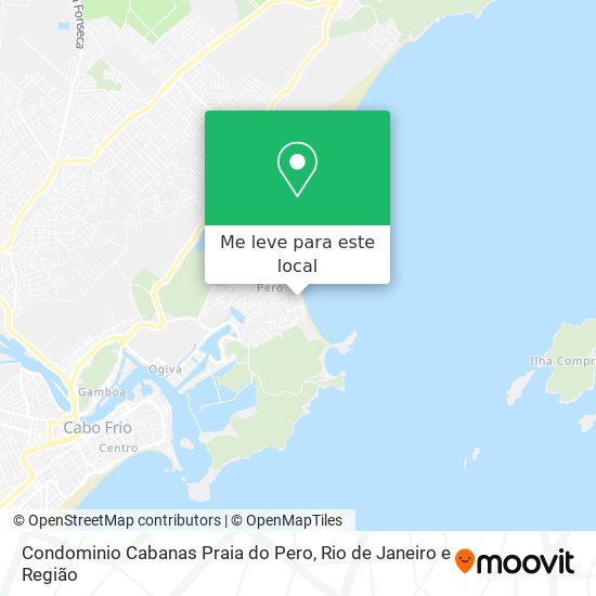 Condominio Cabanas Praia do Pero mapa
