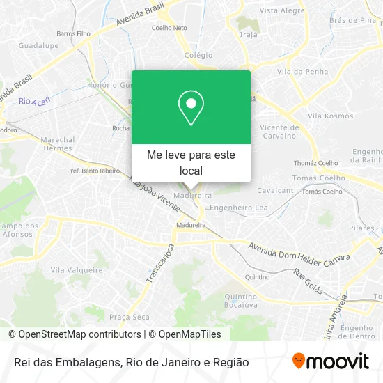 Rei das Embalagens mapa