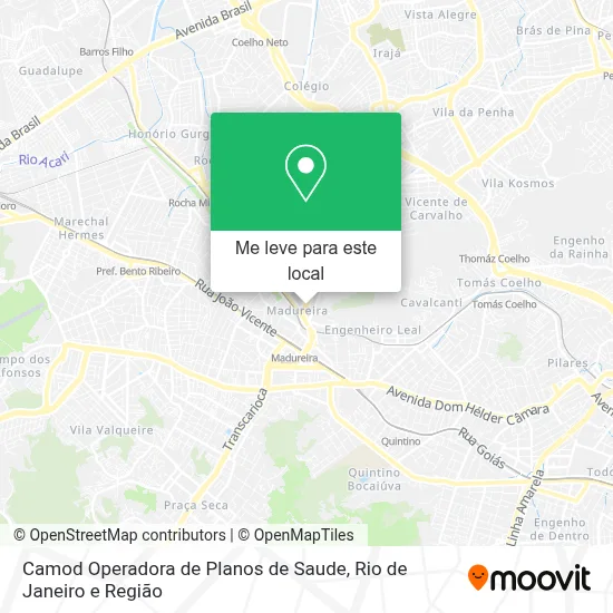 Camod Operadora de Planos de Saude mapa
