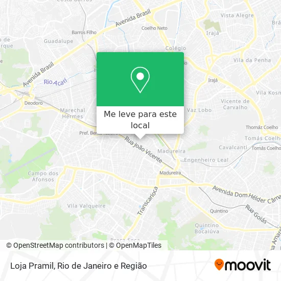 Loja Pramil mapa