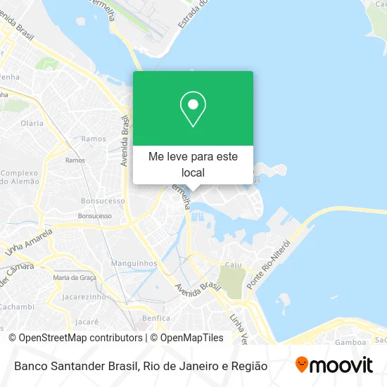 Banco Santander Brasil mapa