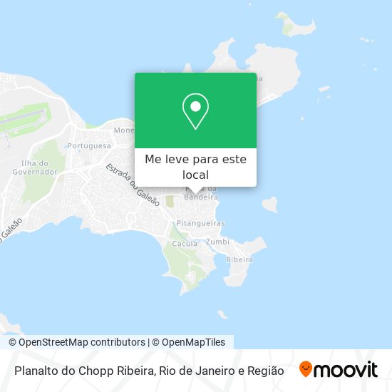 Planalto do Chopp Ribeira mapa