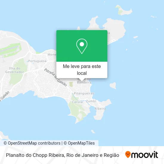 Planalto do Chopp Ribeira mapa