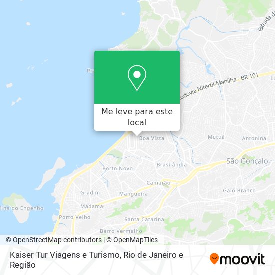 Kaiser Tur Viagens e Turismo mapa