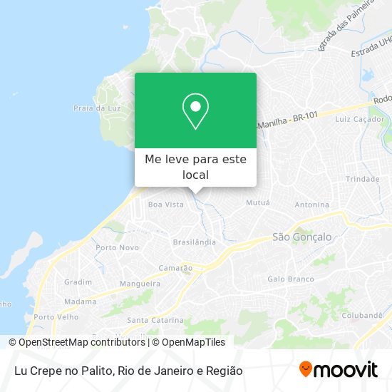 Lu Crepe no Palito mapa