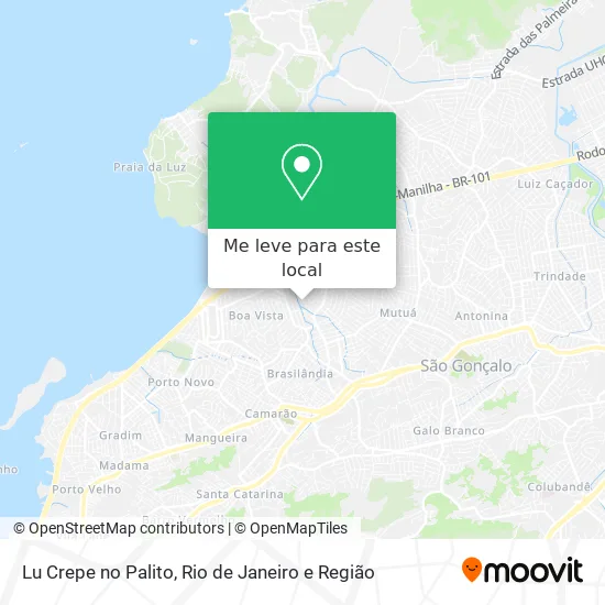 Lu Crepe no Palito mapa
