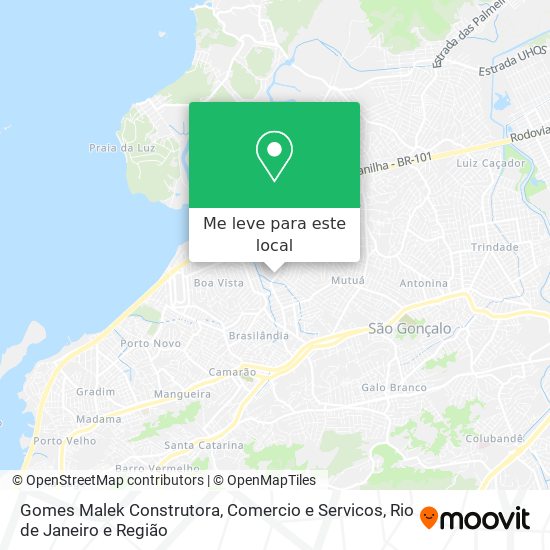 Gomes Malek Construtora, Comercio e Servicos mapa