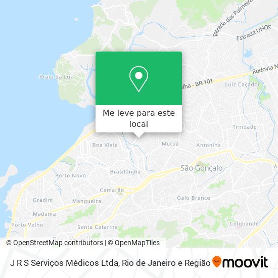 J R S Serviços Médicos Ltda mapa