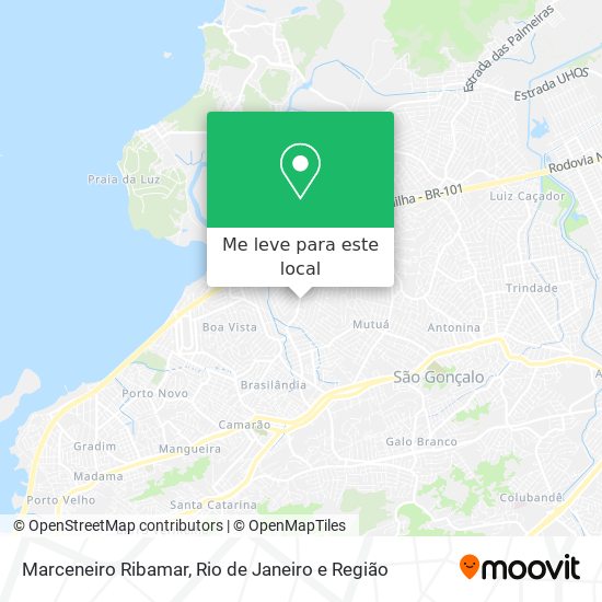Marceneiro Ribamar mapa