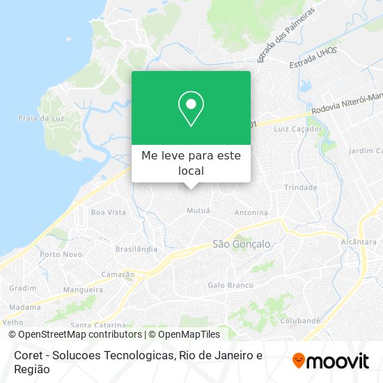 Coret - Solucoes Tecnologicas mapa