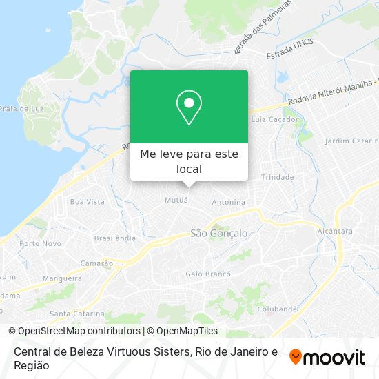 Central de Beleza Virtuous Sisters mapa