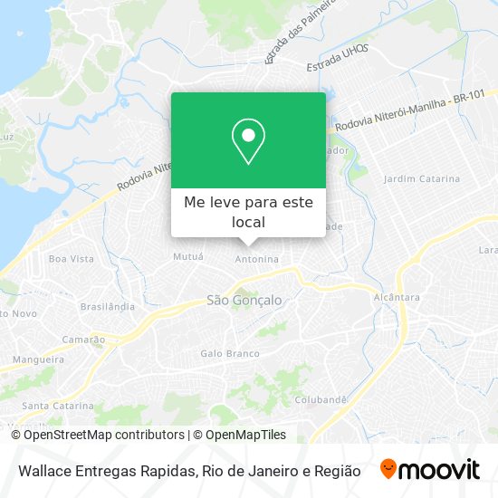 Wallace Entregas Rapidas mapa