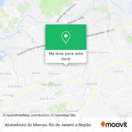 Abatedouro do Mamao mapa