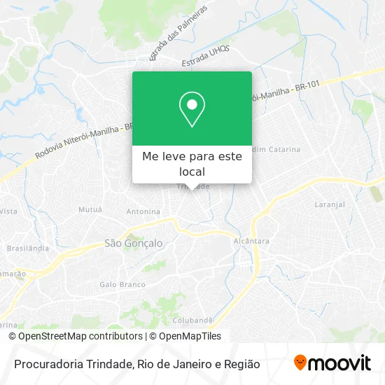 Procuradoria Trindade mapa
