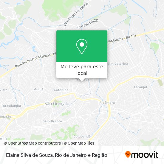 Elaine Silva de Souza mapa