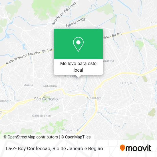 La-Z- Boy Confeccao mapa