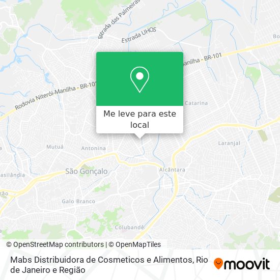 Mabs Distribuidora de Cosmeticos e Alimentos mapa