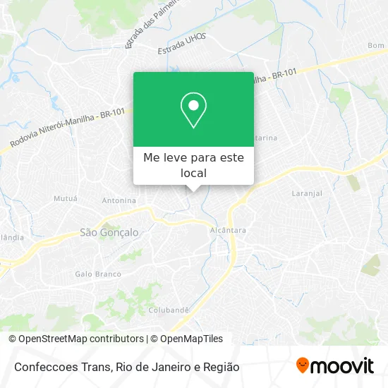 Confeccoes Trans mapa