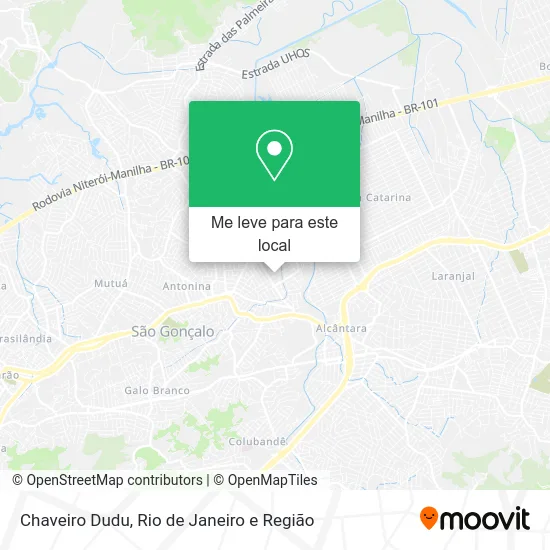 Chaveiro Dudu mapa