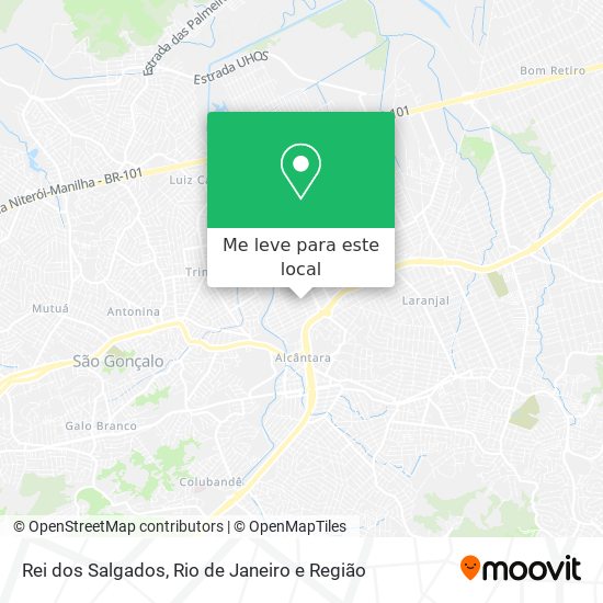 Rei dos Salgados mapa