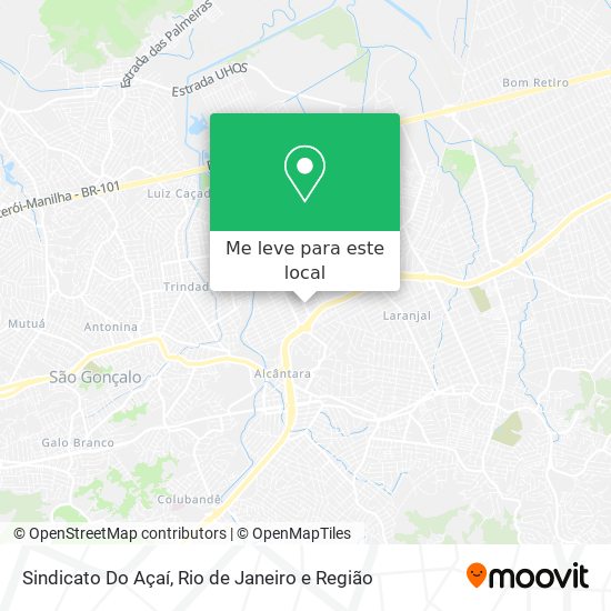 Sindicato Do Açaí mapa