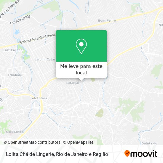 Lolita Chá de Lingerie mapa
