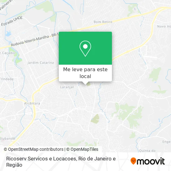 Ricoserv Servicos e Locacoes mapa