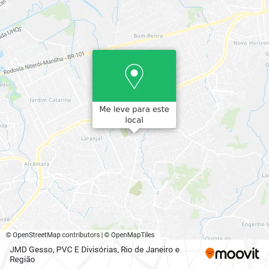 JMD Gesso, PVC E Divisórias mapa