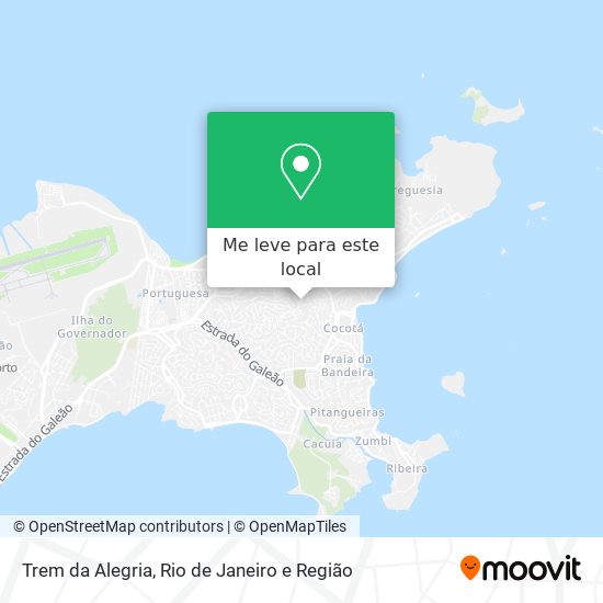 Trem da Alegria mapa