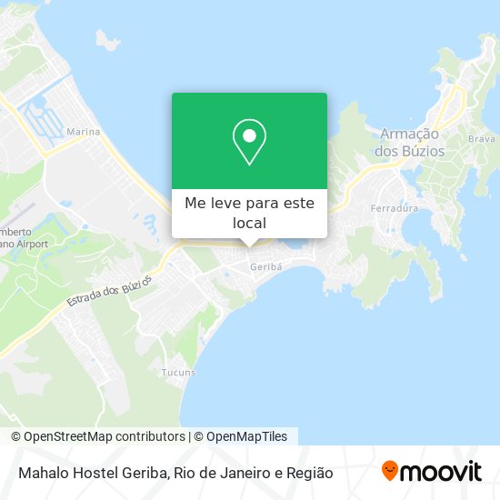 Mahalo Hostel Geriba mapa