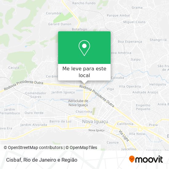Cisbaf mapa