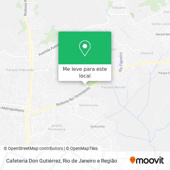 Cafeteria Don Gutiérrez mapa