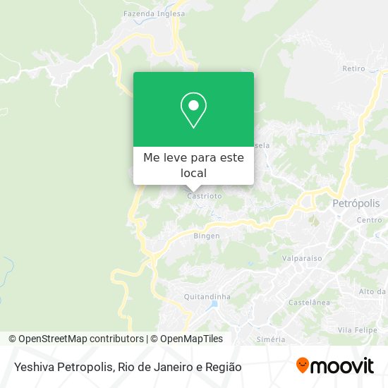 Yeshiva Petropolis mapa