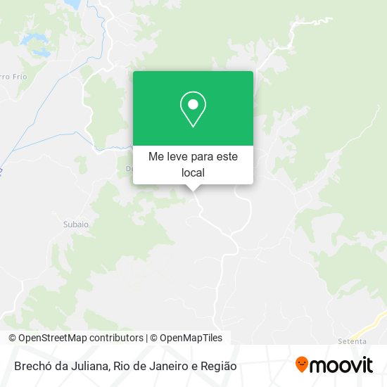 Brechó da Juliana mapa