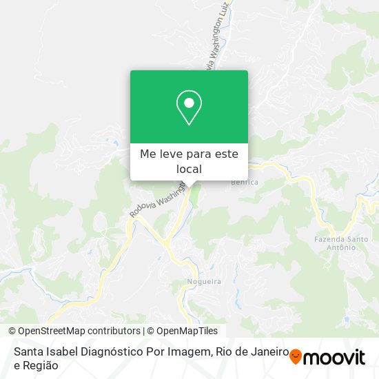 Santa Isabel Diagnóstico Por Imagem mapa