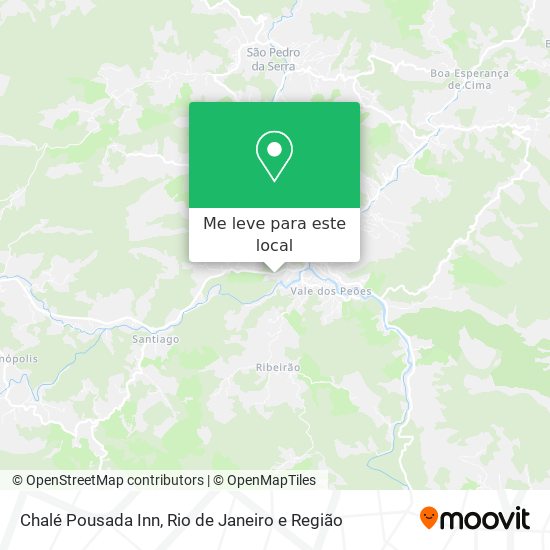 Chalé Pousada Inn mapa