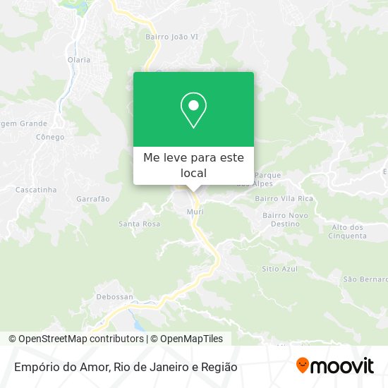 Empório do Amor mapa