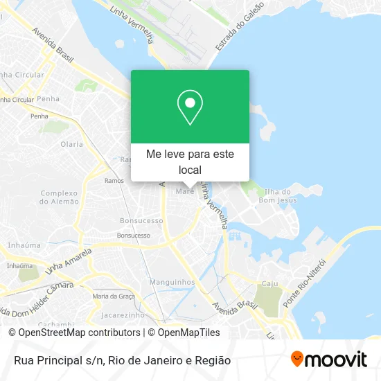 Rua Principal s/n mapa