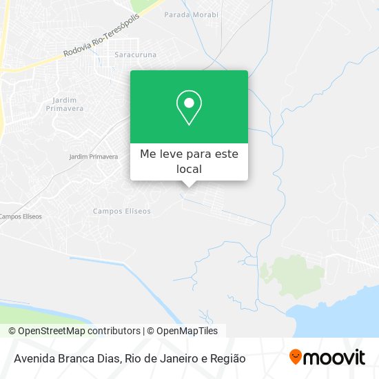 Avenida Branca Dias mapa
