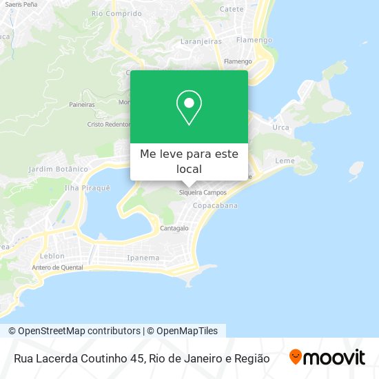 Rua Lacerda Coutinho 45 mapa