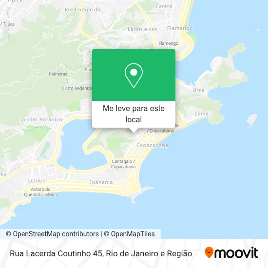 Rua Lacerda Coutinho 45 mapa