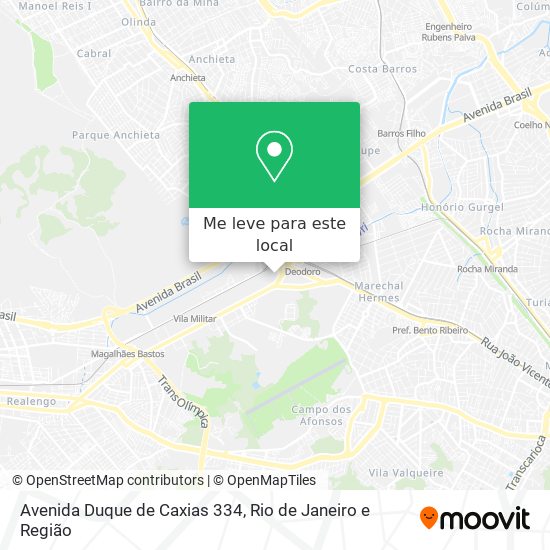 Avenida Duque de Caxias 334 mapa