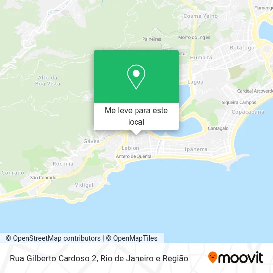 Rua Gilberto Cardoso 2 mapa