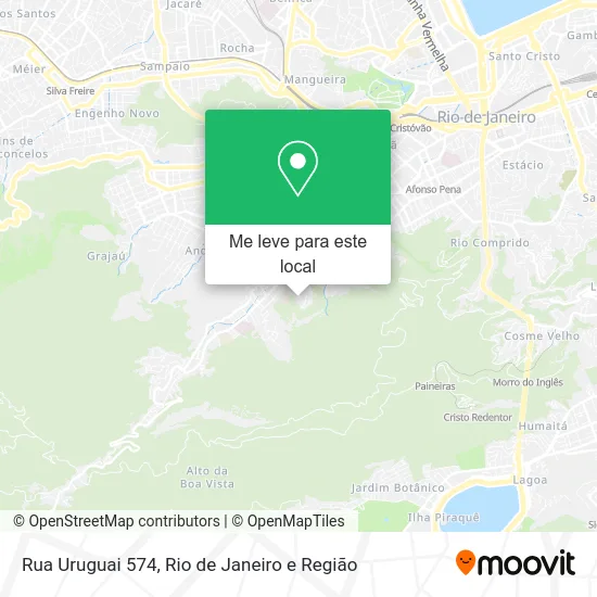 Rua Uruguai 574 mapa