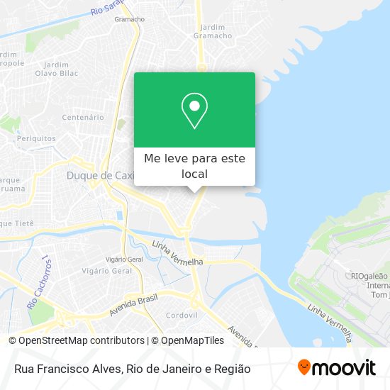Rua Francisco Alves mapa