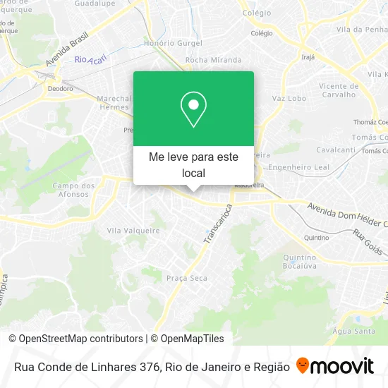 Rua Conde de Linhares 376 mapa