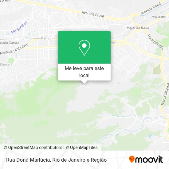 Rua Doná Marlúcia mapa