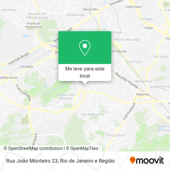 Rua João Monteiro 23 mapa