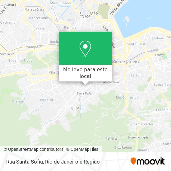 Rua Santa Sofía mapa